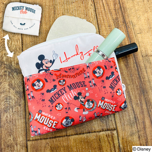 ディズニー 100周年デザイン 小物ポーチ ティッシュポーチ ミッキーマウスクラブ 小物入れ 大人用 子供用 兼用 D100 Disney(代引不可)