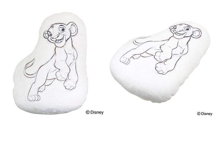 ディズニー 100周年デザイン ダイカットクッション スケッチ ミッキーマウス シンバ ダンボ ミニクッション 腰当て 大人用 子供用 兼用 D100 Disney(代引不可)