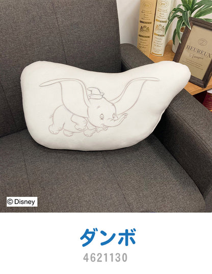 ディズニー 100周年デザイン ダイカットクッション スケッチ ミッキーマウス シンバ ダンボ ミニクッション 腰当て 大人用 子供用 兼用 D100 Disney(代引不可)