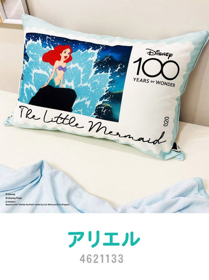 ディズニー 100周年デザイン 枕カバー ワールドスタンプ ミッキーマウス プーさん アリエル ラプンツェル ダンボ トイ・ストーリー 大人用 子供用 兼用 D100 Disney(代引不可)