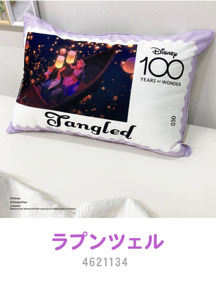 ディズニー 100周年デザイン 枕カバー ワールドスタンプ ミッキーマウス プーさん アリエル ラプンツェル ダンボ トイ・ストーリー 大人用 子供用 兼用 D100 Disney(代引不可)