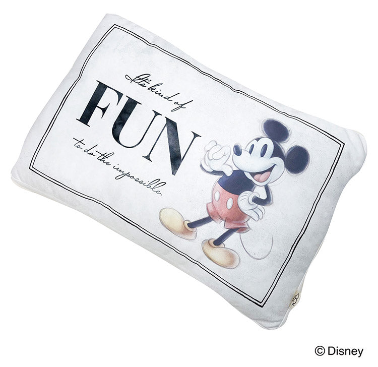 ディズニー 100周年デザイン マチ付き枕 蒸気船ウィリー ミッキーマウス まくら ピロー クッション 大人用 子供用 兼用 D100 Disney(代引不可)