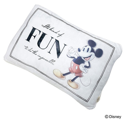 ディズニー 100周年デザイン マチ付き枕 蒸気船ウィリー ミッキーマウス まくら ピロー クッション 大人用 子供用 兼用 D100 Disney(代引不可)