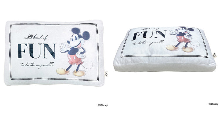 ディズニー 100周年デザイン マチ付き枕 蒸気船ウィリー ミッキーマウス まくら ピロー クッション 大人用 子供用 兼用 D100 Disney(代引不可)