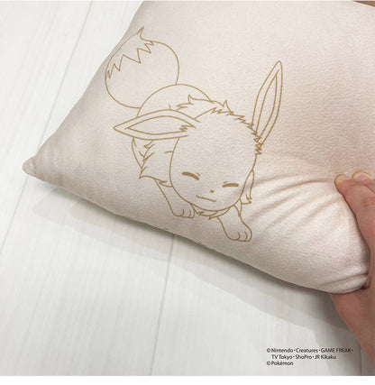 ポケモン マスコット付きまくら ピカチュウ イーブイ カビゴン ニンフィア 枕 取っ手付き 持ち手付き ポケットモンスター キャラクター 可愛い かわいい 男の子 女の子 子供 子ども プレゼント ギフト(代引不可)