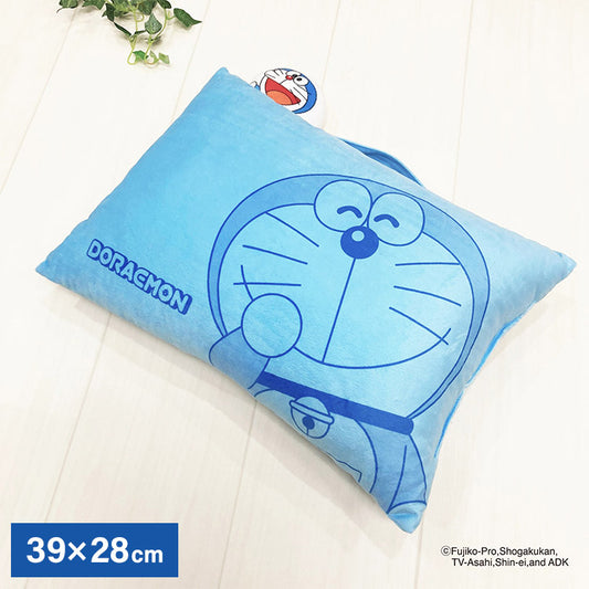 ドラえもん マスコット付きまくら 枕 取っ手付き 持ち手付き キャラクター 可愛い かわいい 男の子 女の子 子供 子ども プレゼント ギフト(代引不可)