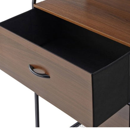 インテリアチェスト 幅60cm 3段 引き出し4杯 チェスト スチール ラック 棚 引き出し収納 リビング収納 衣類収納 本棚 シェルフ 棚付き チェスト 北欧 シンプル おしゃれ(代引不可)