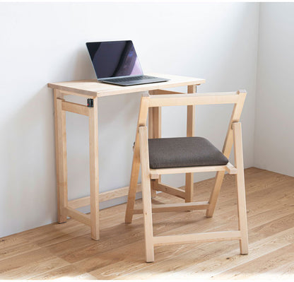 2脚セット 天然木 収納式 折りたたみチェア ゆったり座面 ダイニングチェア 折り畳み チェア 椅子 イス フォールディングチェア スリム 来客用 リモートワーク 在宅勤務(代引不可)