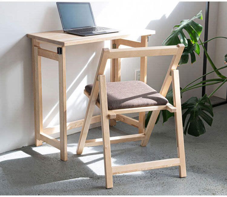 2脚セット 天然木 収納式 折りたたみチェア ゆったり座面 ダイニングチェア 折り畳み チェア 椅子 イス フォールディングチェア スリム 来客用 リモートワーク 在宅勤務(代引不可)