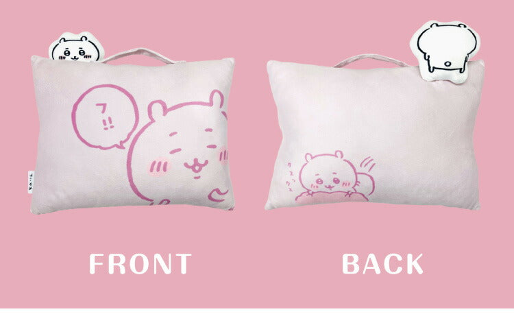 ちいかわ クッション枕 ちいかわ ハチワレ うさぎ モモンガ かわいい 28×39cm 取っ手付き ふわふわ まくら クッション マスコット プレゼント(代引不可)