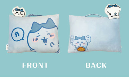ちいかわ クッション枕 ちいかわ ハチワレ うさぎ モモンガ かわいい 28×39cm 取っ手付き ふわふわ まくら クッション マスコット プレゼント(代引不可)