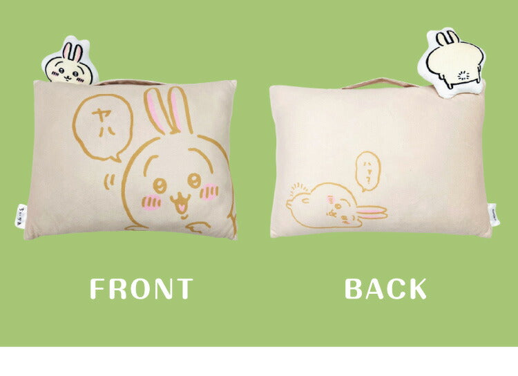 ちいかわ クッション枕 ちいかわ ハチワレ うさぎ モモンガ かわいい 28×39cm 取っ手付き ふわふわ まくら クッション マスコット プレゼント(代引不可)