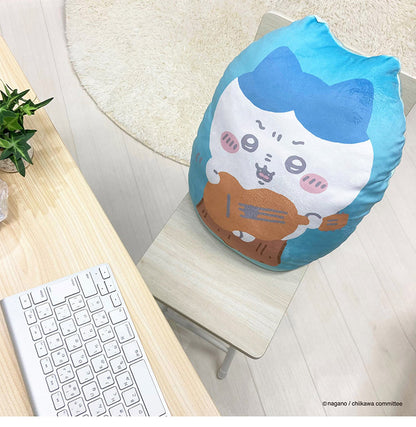 ちいかわ ダイカットクッション ちいかわ ハチワレ ウサギ 大きめサイズ 背当てクッション 抱き枕 キャラクター 可愛い かわいい マスコット プレゼント(代引不可)
