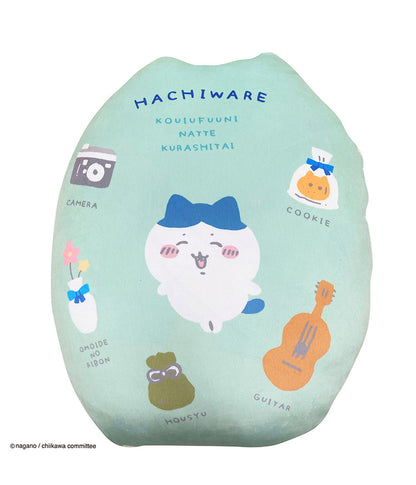 ちいかわ ダイカットクッション ちいかわ ハチワレ ウサギ 大きめサイズ 背当てクッション 抱き枕 キャラクター 可愛い かわいい マスコット プレゼント(代引不可)