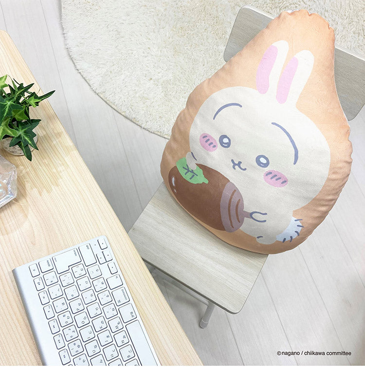 ちいかわ ダイカットクッション ちいかわ ハチワレ ウサギ 大きめサイズ 背当てクッション 抱き枕 キャラクター 可愛い かわいい マスコット プレゼント(代引不可)