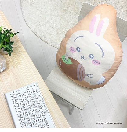 ちいかわ ダイカットクッション ちいかわ ハチワレ ウサギ 大きめサイズ 背当てクッション 抱き枕 キャラクター 可愛い かわいい マスコット プレゼント(代引不可)