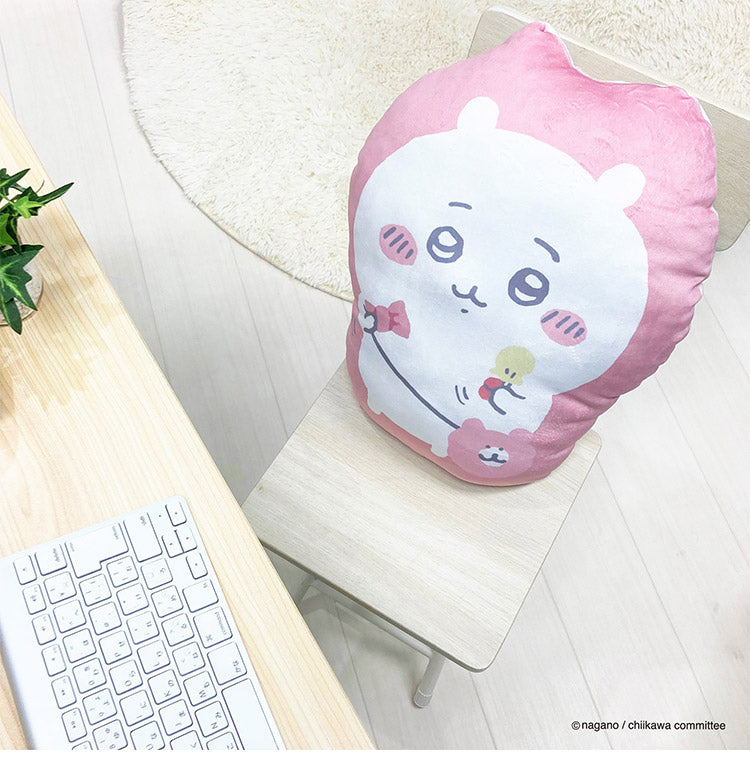 ちいかわ ダイカットクッション ちいかわ ハチワレ ウサギ 大きめサイズ 背当てクッション 抱き枕 キャラクター 可愛い かわいい マスコット プレゼント(代引不可)
