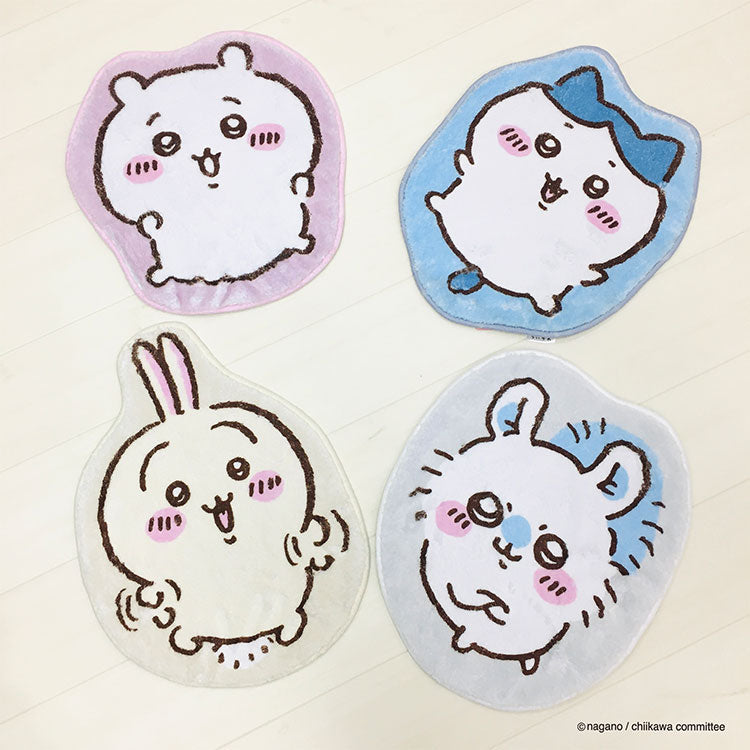 ちいかわ ダイカットマット ちいかわ ハチワレ うさぎ モモンガ 小さめサイズ 玄関マット キッチンマット チェアマット チェアパッド チェアクッション カーシート キャラクター かわいい(代引不可)