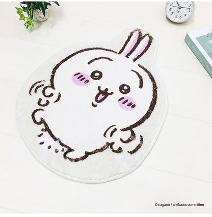 ちいかわ ダイカットマット ちいかわ ハチワレ うさぎ モモンガ 小さめサイズ 玄関マット キッチンマット チェアマット チェアパッド チェアクッション カーシート キャラクター かわいい(代引不可)