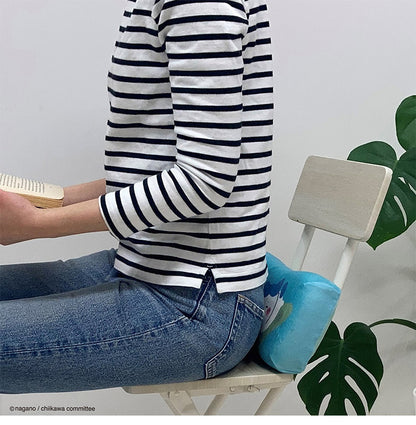 ちいかわ ミニリラックスピロー ちいかわ ハチワレ ウサギ お昼寝枕 ミニ枕 小さめサイズ 低反発 腰当てクッション キャラクター 可愛い かわいい マスコット プレゼント(代引不可)