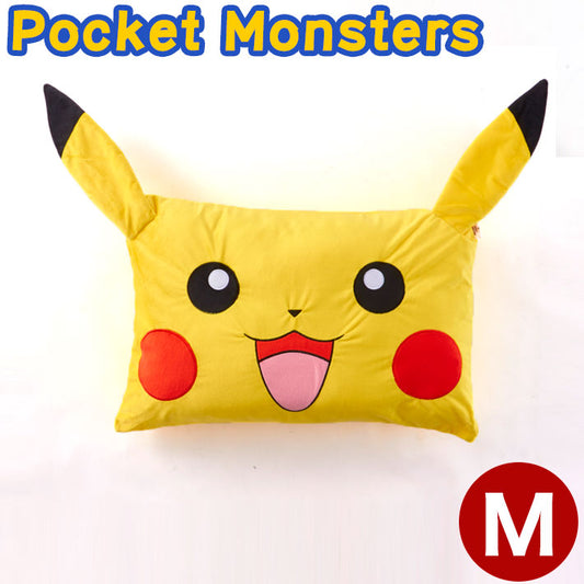 Pocket Monsters ポケットモンスター ピカチュウ フェイス ダイカット枕 M 【ポケモン】(代引不可)