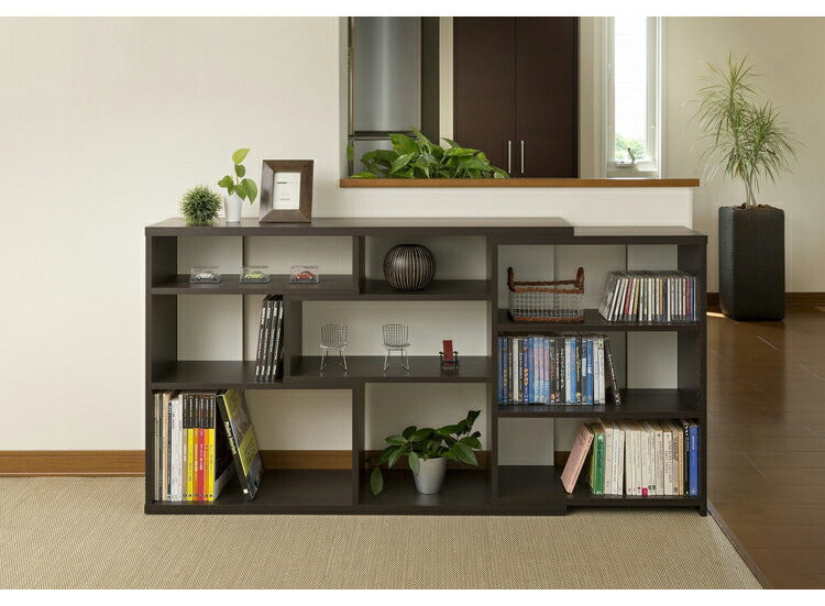 日本製 カウンター下収納 ECラック 伸縮式 幅118~155cm 奥行29.5cm スライド式 伸縮ラック ツートン カウンター下 収納ボード 棚 ラック ディスプレイ 木製 国産 シンプル 北欧 モダン おしゃれ(代引不可)