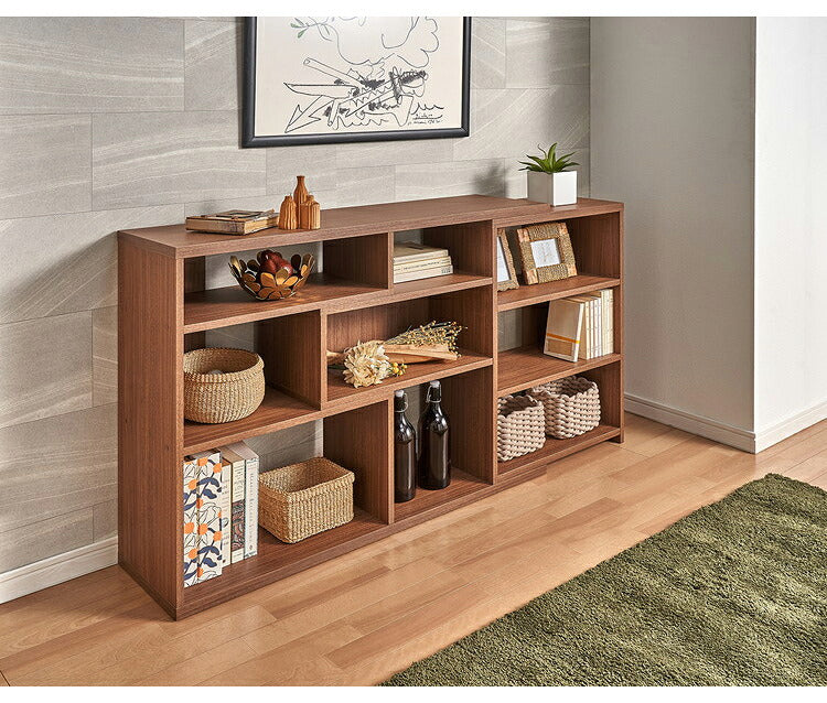 日本製 カウンター下収納 ECラック 伸縮式 幅118~155cm 奥行29.5cm スライド式 伸縮ラック ツートン カウンター下 収納ボード 棚 ラック ディスプレイ 木製 国産 シンプル 北欧 モダン おしゃれ(代引不可)