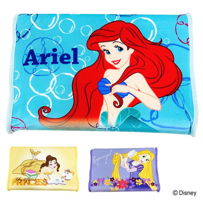 ディズニー Disney ジュニアソフト低反発まくら アリエル ベル ラプンツェル 35×25cm 低めの枕 高さ5cm 洗える枕カバー 子供 子ども ギフト プレゼント キッズ かわいい キャラクター プリンセス(代引不可)