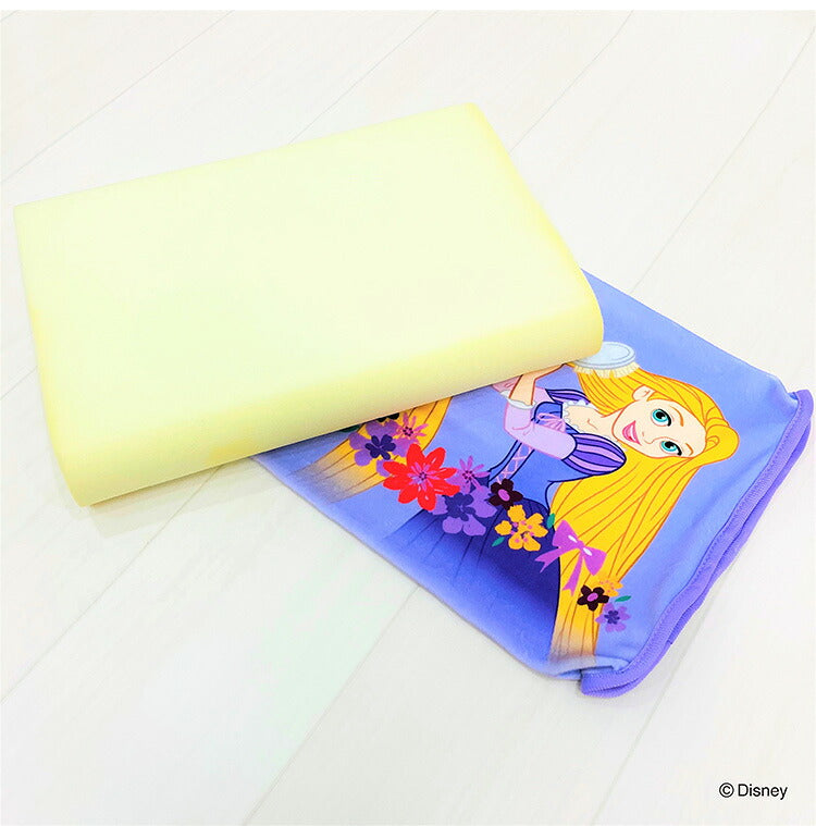 ディズニー Disney ジュニアソフト低反発まくら アリエル ベル ラプンツェル 35×25cm 低めの枕 高さ5cm 洗える枕カバー 子供 子ども ギフト プレゼント キッズ かわいい キャラクター プリンセス(代引不可)
