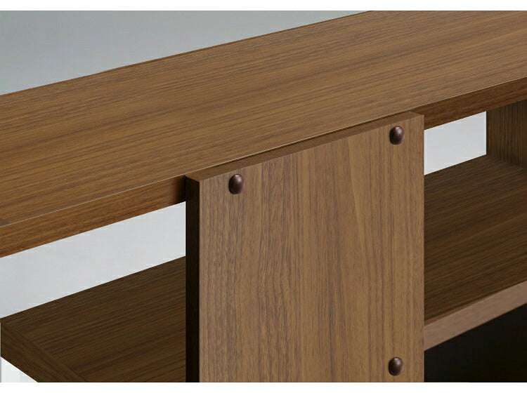 日本製 デザインシェルフ リエール 幅44cm 高さ124.2cm S字ラック ディスプレイ ツートン 書棚 本棚 シェルフ 収納ラック 木製 国産 シンプル 北欧 モダン おしゃれ(代引不可)