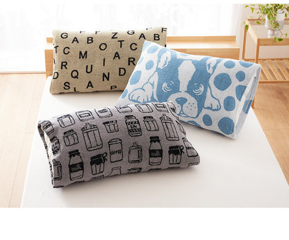 抗菌防臭加工 のびのび まくらカバー 35×50 43×63 枕カバー パイル生地 タオル生地 筒形 伸縮 ストレッチ 子ども 柄 可愛い(代引不可)【メール便】