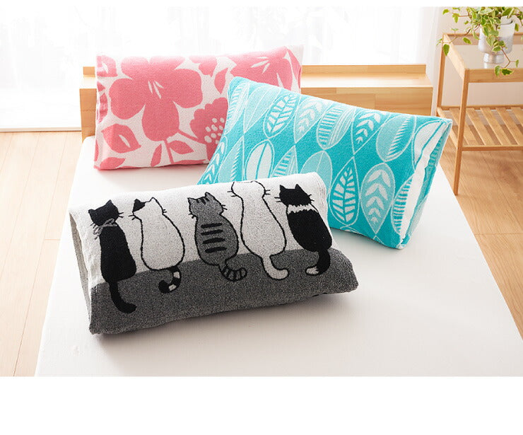 抗菌防臭加工 のびのび まくらカバー 35×50 43×63 枕カバー パイル生地 タオル生地 筒形 伸縮 ストレッチ 子ども 柄 可愛い(代引不可)【メール便】