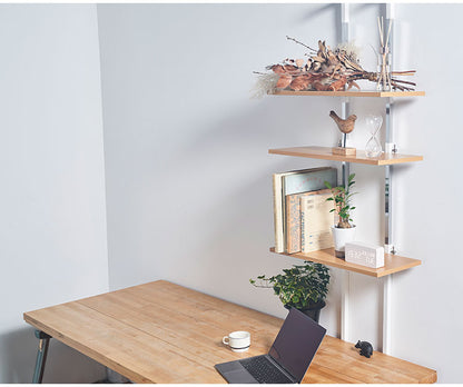 設置場所を選ばない 突っ張り ランドリーラック 幅55cm ロータイプ 高さ135~208cm 棚板3枚 突っ張り つっぱり ランドリー 洗濯機ラック 棚 ラック ランドリー収納(代引不可)