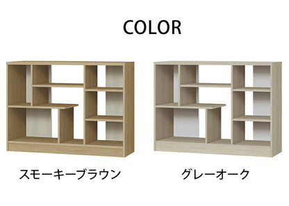日本製 デザインシェルフ シェルラ 幅118.3 高さ85.1cm ワイドタイプ ツートン 書棚 本棚 シェルフ 収納ラック ディスプレイ収納 ディスプレイラック 木製 国産 シンプル 北欧 モダン おしゃれ(代引不可)
