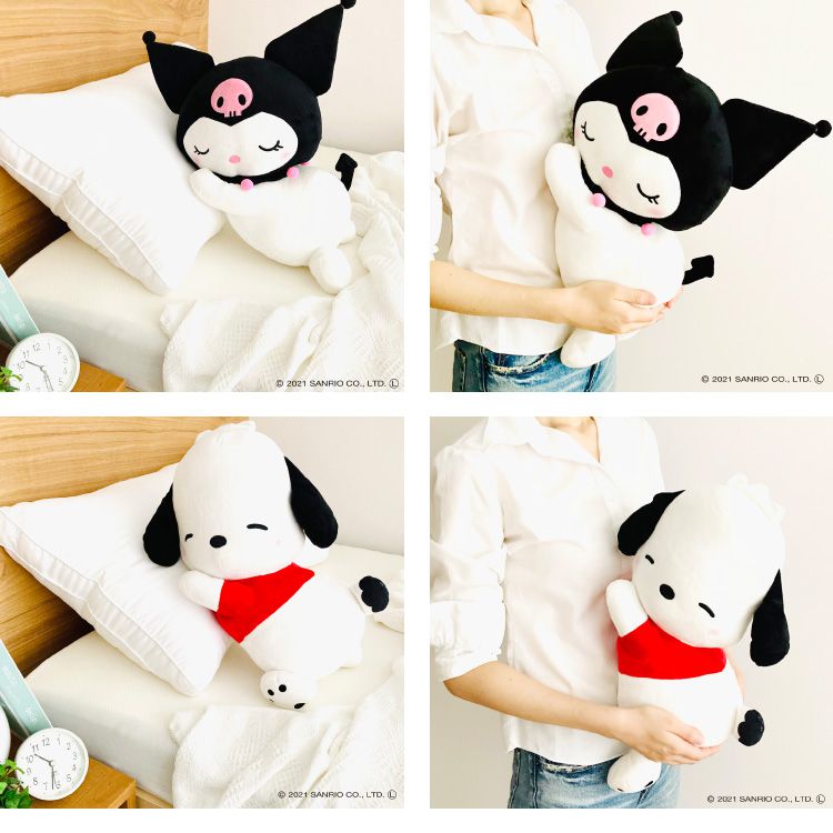 サンリオ すやすや 添い寝枕 22×42cm ハローキティ マイメロディ クロミ ポチャッコ ポムポムプリン シナモンロール キャラクター キッズ ジュニア 子供(代引不可)