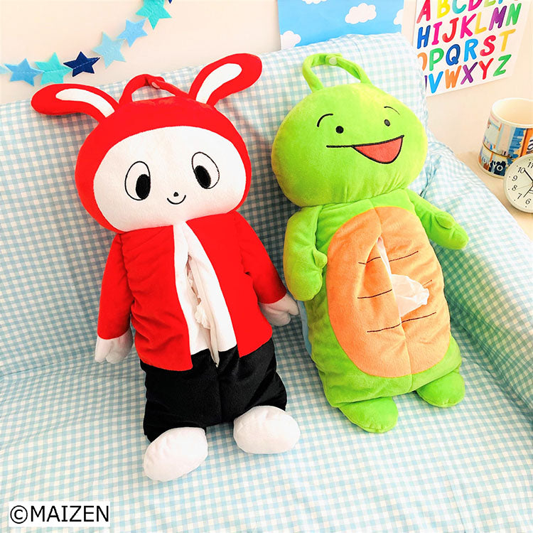 まいぜんシスターズ 壁掛け ティッシュボックスカバー ティッシュケース カバー 吊り下げ ぬいぐるみ マイッキー ぜんいち かわいい キャラクター キッズ ジュニア 子供 プレゼント ギフト(代引不可)