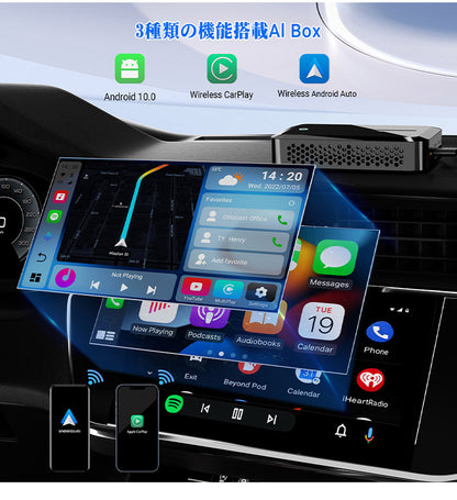 【正規代理店】Ottocast オットキャスト PICASOU 2 Pro ピカソウ 2 プロ PCS35 CarPlay AI Box HDMI入力&出力 Android Auto GPS内蔵 画面二分割表示可能(代引不可)