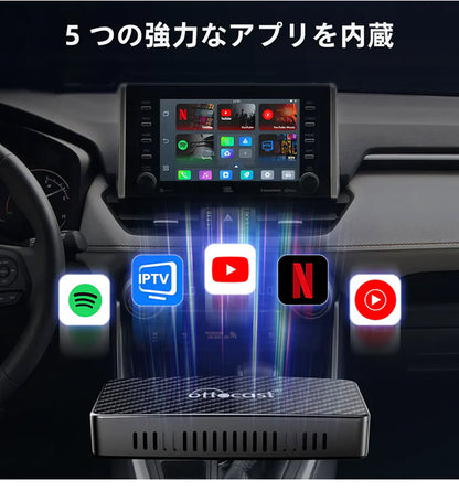 【正規代理店】Ottocast オットキャスト CA400-S Play2Video Pro ワイヤレス Car Play アダプター(代引不可)