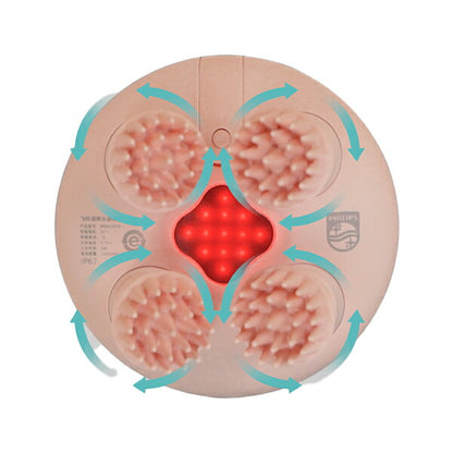 フィリップス PHILIPS ミニヘッドケアブラシ DG PPM1301DG ウェット ドライ マッサージ ポケットサイズ 頭皮マッサージ機 揉む+つまむ(代引不可)