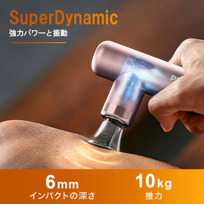 PHILIPS PPM7308DG メタル筋膜リリースガン 小型軽量 5段階調整可能 軽量 メタルボディ 持ち運び ジム オフィス 小型(代引不可)