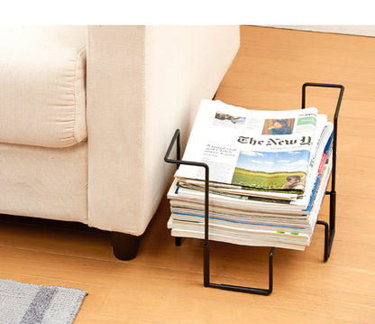 新聞ストッカー そのまま結束できる 新聞紙チラシ雑誌ストッカー 新聞ラック ブラック 新聞紙 収納 ストッカー ラック 雑誌 古新聞 古紙 マガジンラック 資源ゴミ 分別 結束 簡単(代引不可)