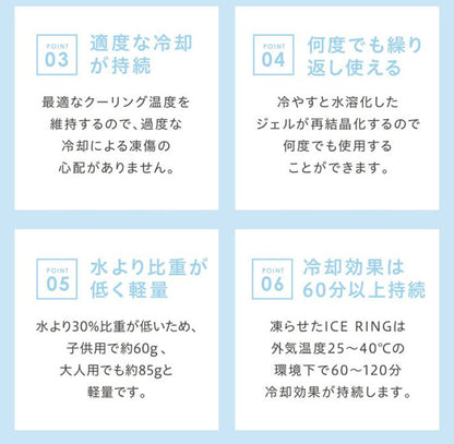 ICE RING アイスリング ネッククーラー 結露しない 繰り返し使える ペット A3Y4042 suo クールリング 保冷剤 暑さ対策 ペット用 いぬ ねこ 犬用 猫用(代引不可)