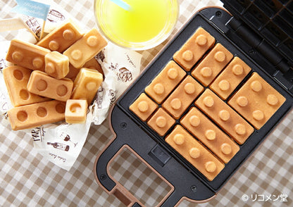 ベビーカステラメーカー 着脱式 ブロック 着脱式 クックトイ サンドメーカー お菓子 カステラ ホームパーティー 子供 省スペース