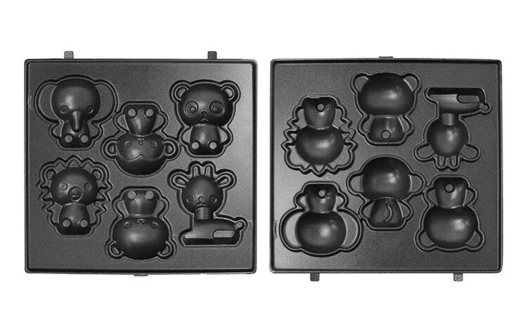 【プレート単品】 ベビーカステラメーカー 動物園 プレートのみ カステラ 替えプレート 着脱可(代引不可)【メール便】