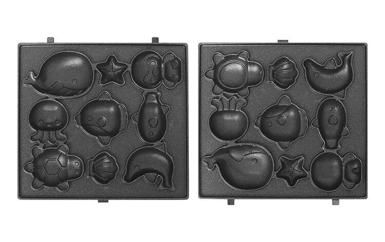 【プレート単品】 ベビーカステラメーカー 水族館 プレートのみ 替えプレート 着脱可(代引不可)【メール便】