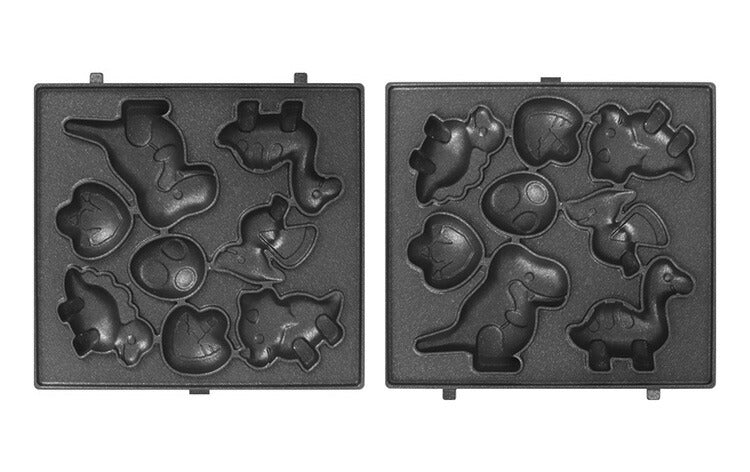 【プレート単品】 ベビーカステラメーカー 恐竜 プレートのみ 替えプレート 着脱可(代引不可)【メール便】