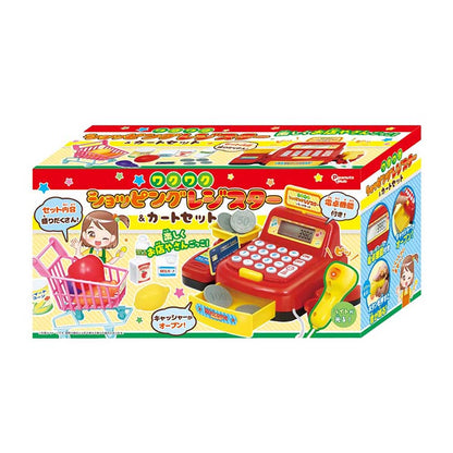 レジスター カートセット 本格的 電卓機能付き おもちゃ 玩具 レジ ショッピング プレゼント ギフト 小学生 お祝い おままごとセット お店屋さんごっこ