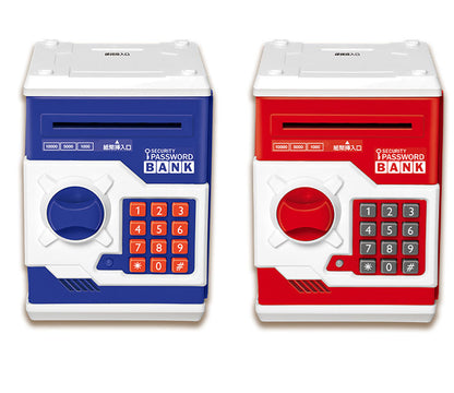 ATM おもちゃ 紙幣自動挿入 パスワードバンク 貯金箱 玩具 紙幣 お金