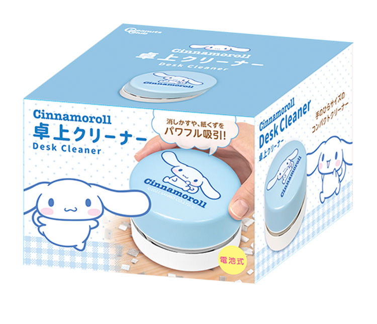 サンリオ卓上クリーナー 卓上掃除機 キーボード ミニ掃除機 コードレス ミニクリーナー ハンディ掃除機 ハンディクリーナー ほこり 掃除ブラシ付き ピーナッツ・クラブ SL05SR-001CN