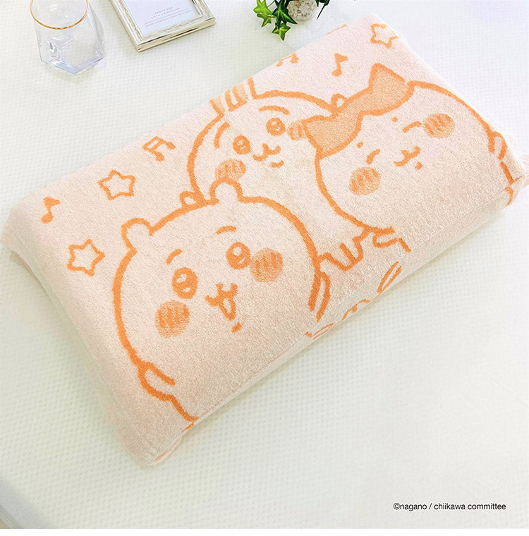 ちいかわ 抗菌防臭加工 のびのび枕カバー ちいかわ ハチワレ うさぎ 35×50 43×63 枕カバー パイル生地 タオル生地 筒形 伸縮 ストレッチ 子ども 柄 可愛い(代引不可)【メール便配送】